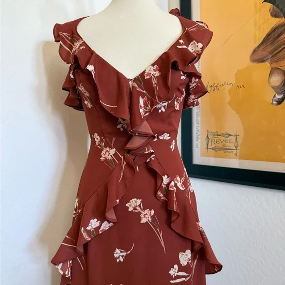 ASTR The Label Floral Ruffle Maxi Dress - Picture 4 of 12